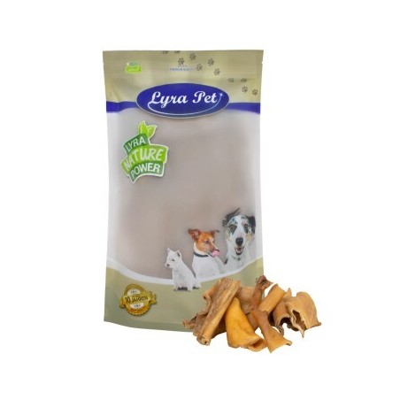 Lyra Pet Rinderkopfhaut Stücke 4 - 8 cm 1 kg