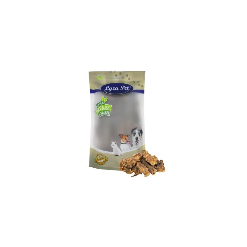 Lyra Pet Ochsenziemer Abschnitte 4-12 cm 1 kg