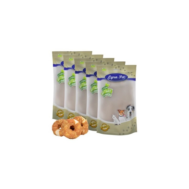 Lyra Pet Kauringe m. Hühnerbruststreifen 5 kg