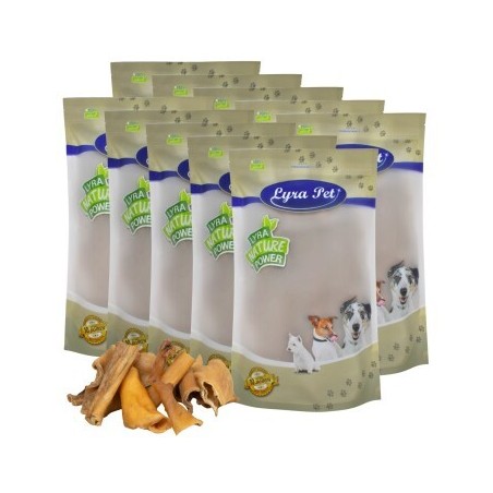 Lyra Pet Rinderkopfhaut Stücke 4 - 8 cm 10 kg