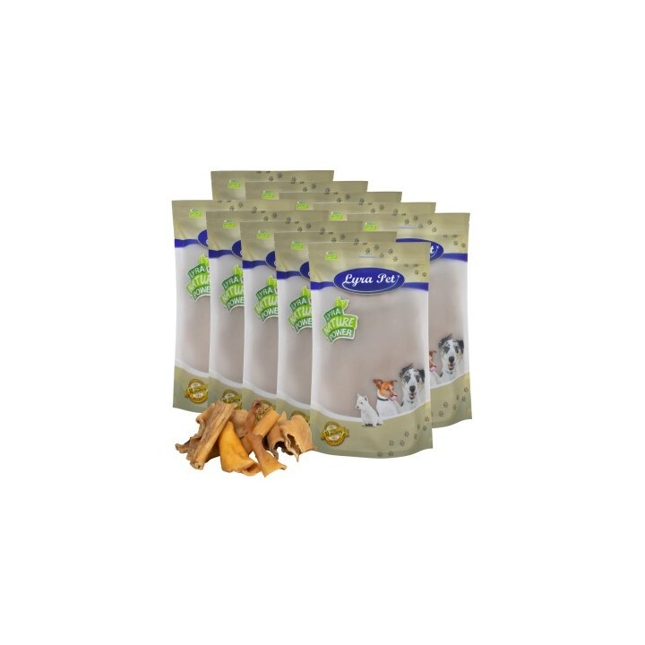 Lyra Pet Rinderkopfhaut Stücke 4 - 8 cm 10 kg