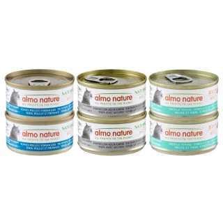 Sparpaket Almo Nature HFC Natural 24 x 70 g - HFC Mixpaket Thunfisch (3 Sorten)
