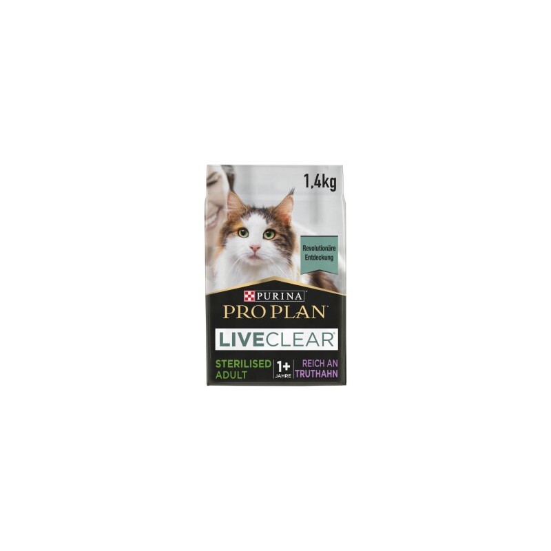 PRO PLAN Liveclear Sterilised Adult Truthahn 2x7 kg