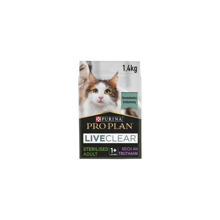 PRO PLAN Liveclear Sterilised Adult Truthahn 2x7 kg