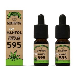 Sparrow Hanföl 595 mit CBD 2x10 ml