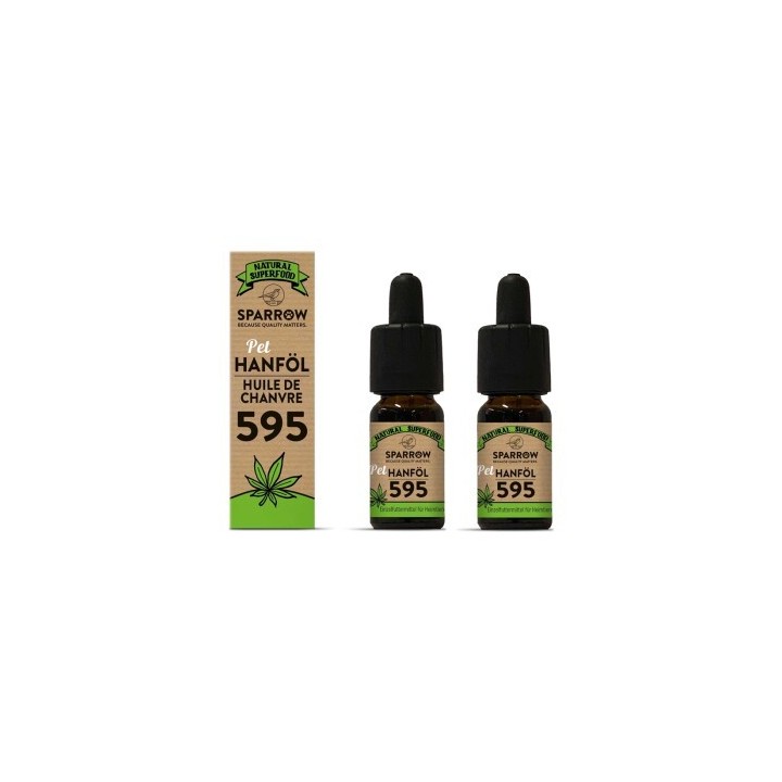 Sparrow Hanföl 595 mit CBD 2x10 ml