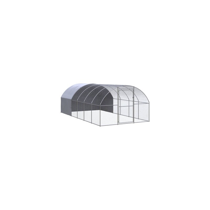 VidaXL Hühnerstall / Geflügelstall mit Dach 3 m, 6 m, 2 m