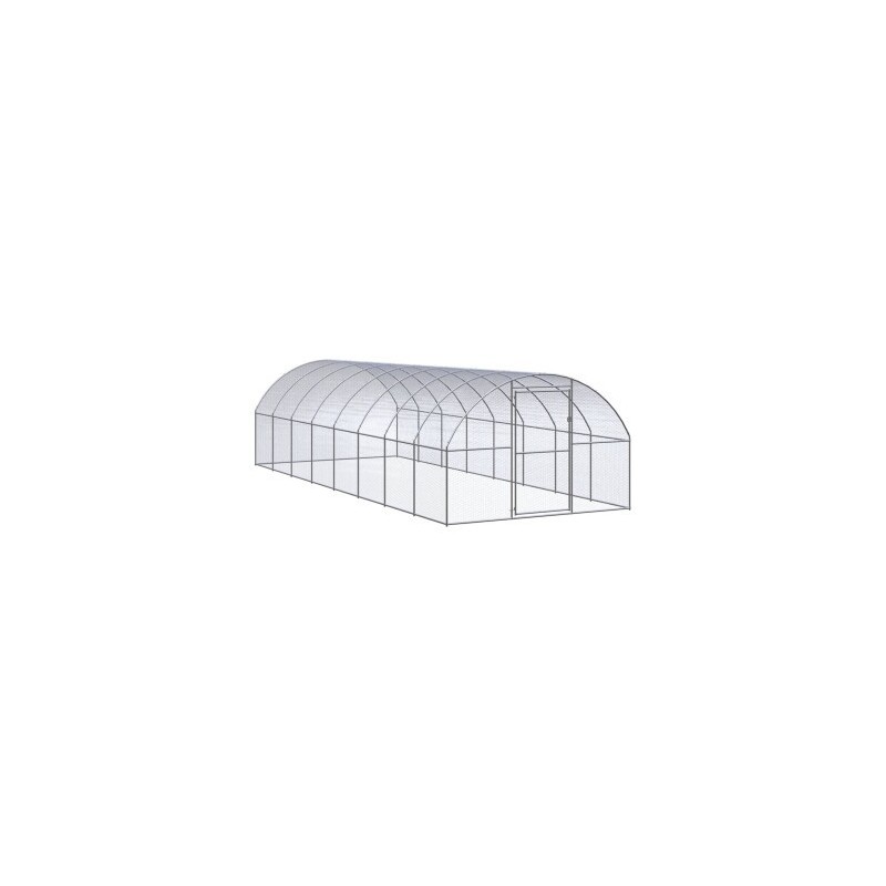 VidaXL Hühnerstall ohne Dach 3 m, 8 m, 2 m