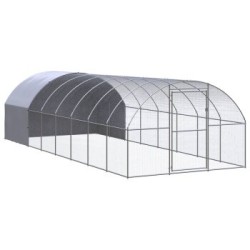 VidaXL Hühnerstall / Geflügelstall mit Dach 3 m, 8 m, 2 m
