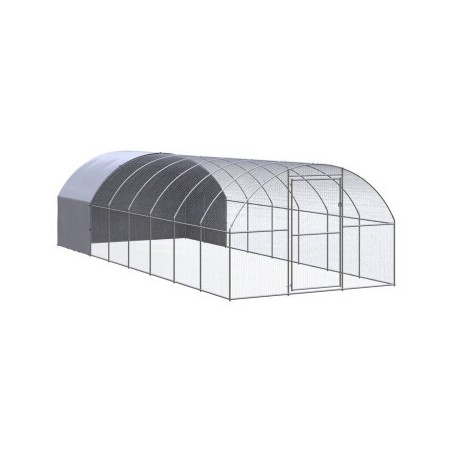 VidaXL Hühnerstall / Geflügelstall mit Dach 3 m, 8 m, 2 m