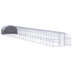 VidaXL Hühnerstall / Geflügelstall mit Dach 3 m, 24 m, 2 m