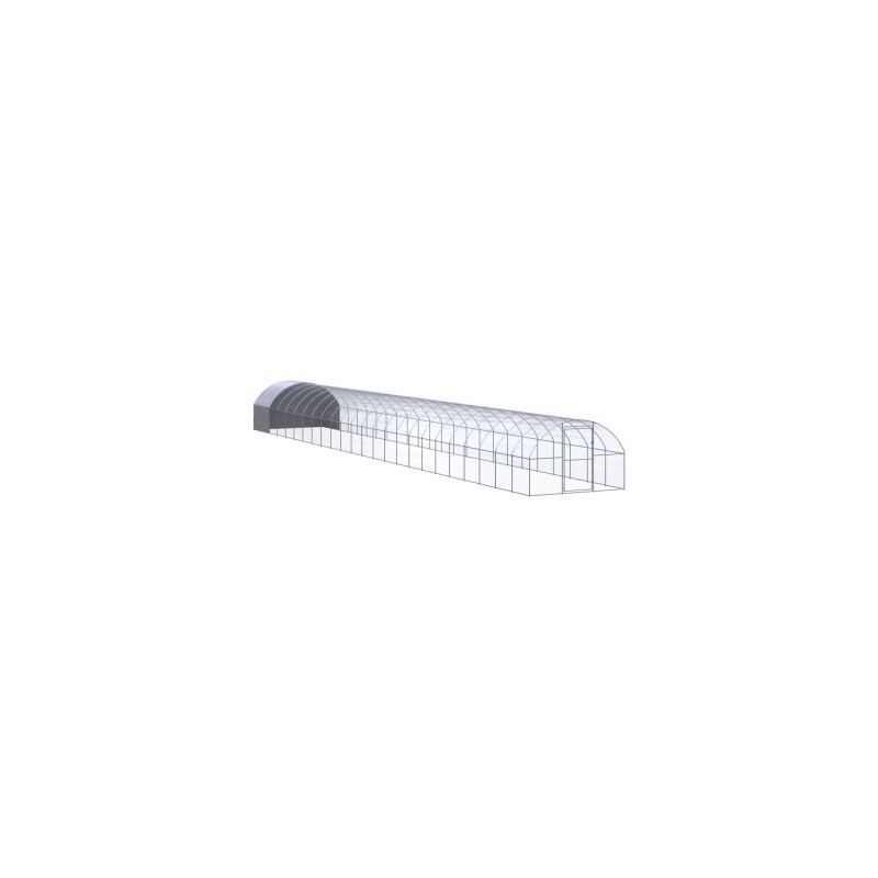 VidaXL Hühnerstall / Geflügelstall mit Dach 3 m, 24 m, 2 m
