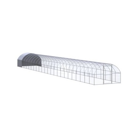 VidaXL Hühnerstall / Geflügelstall mit Dach 3 m, 24 m, 2 m