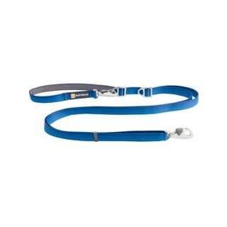 Ruffwear Führleine Switchbak™ Leash blue pool, Breite: ca. 2 cm, Länge: ca. 79 - 210 cm