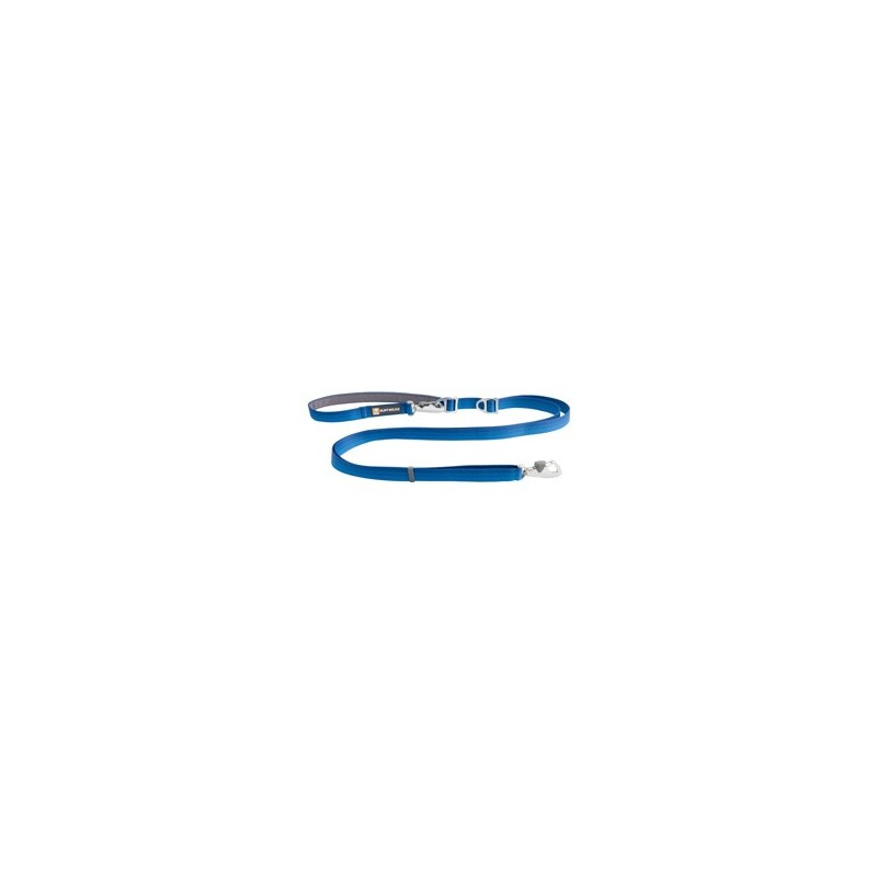 Ruffwear Führleine Switchbak™ Leash blue pool, Breite: ca. 2 cm, Länge: ca. 79 - 210 cm