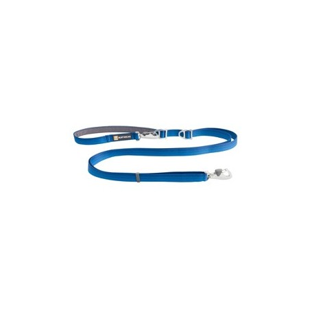 Ruffwear Führleine Switchbak™ Leash blue pool, Breite: ca. 2 cm, Länge: ca. 79 - 210 cm