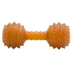 WOLTERS Hundespielzeug Pure Nature Dental Hantel braun, Gr. S, Maße: ca. 11 x 4 x 4 cm