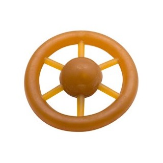 WOLTERS Hundespielzeug Pure Nature Spielrad braun, Gr. S, Durchmesser:  ca. 8,5 cm