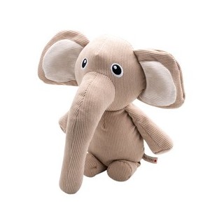WOLTERS Hunde-Plüschspielzeug Animal Family Eddie Elefant beige, Gr. Junior, Maße: ca. 20 cm