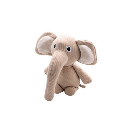 WOLTERS Hunde-Plüschspielzeug Animal Family Eddie Elefant beige, Gr. Junior, Maße: ca. 20 cm