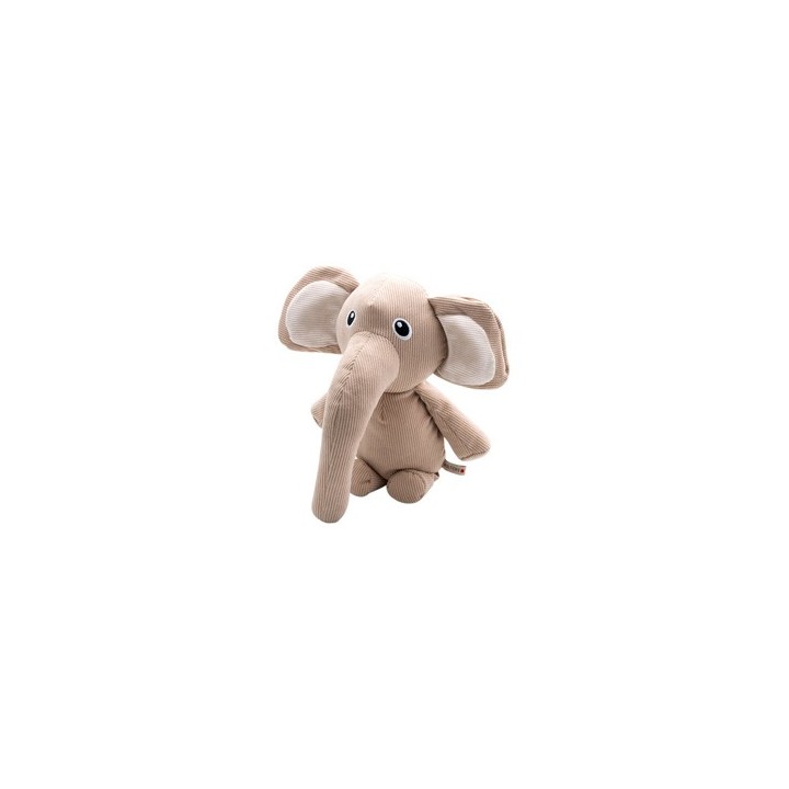 WOLTERS Hunde-Plüschspielzeug Animal Family Eddie Elefant beige, Gr. Junior, Maße: ca. 20 cm