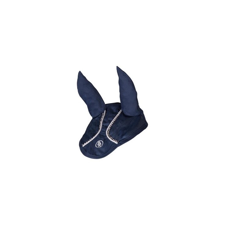 BR Fliegenhaube Glamour Chic Diamantsteine navy