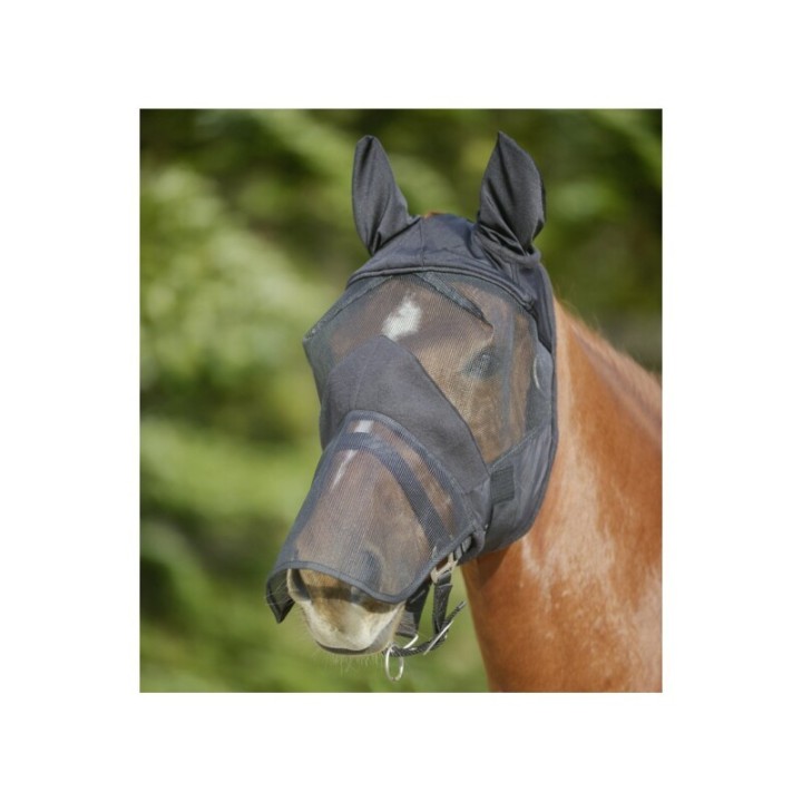 4Horses Fliegenmaske San José schwarz Pony