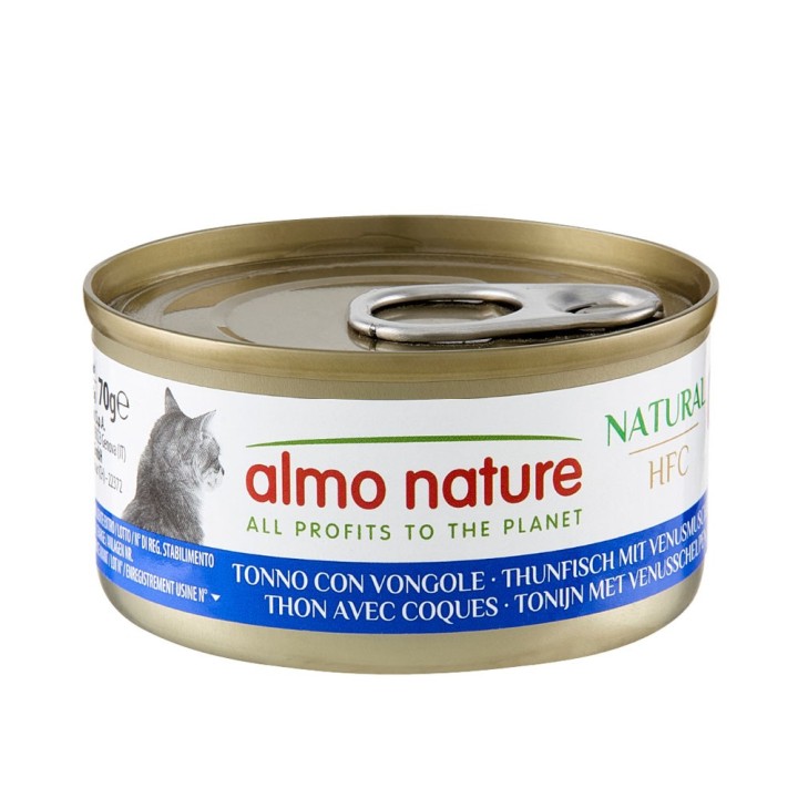 Almo Nature HFC Natural 6 x 70 g - Thunfisch mit Venusmuscheln