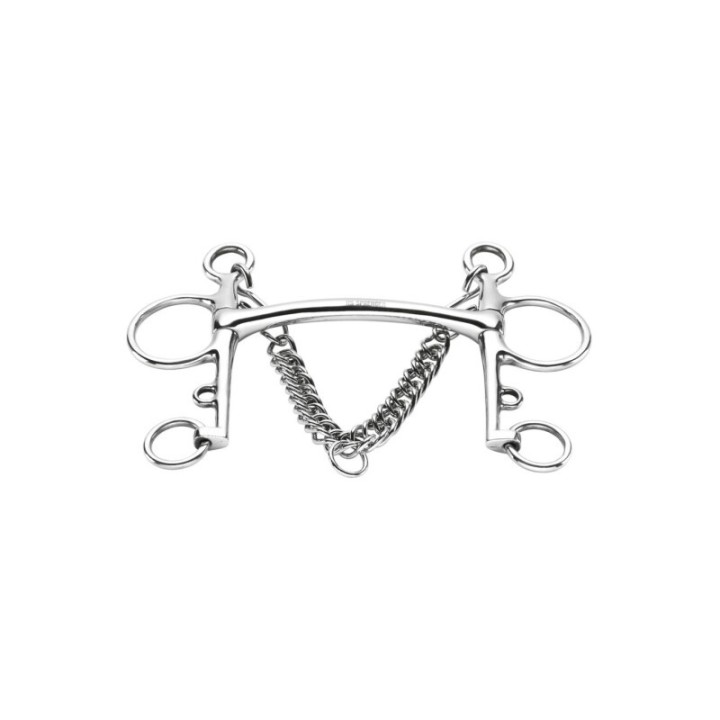 Sprenger Pelham-Gebiss gebogene Stange 13,5 cm