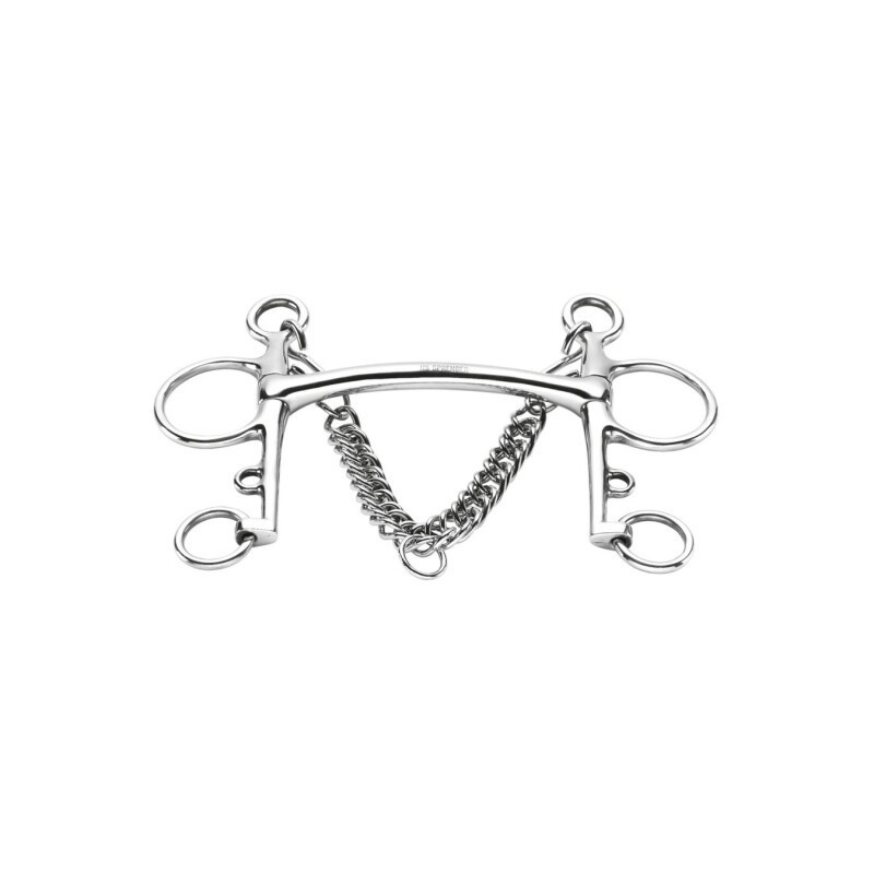 Sprenger Pelham-Gebiss gebogene Stange 12,5 cm