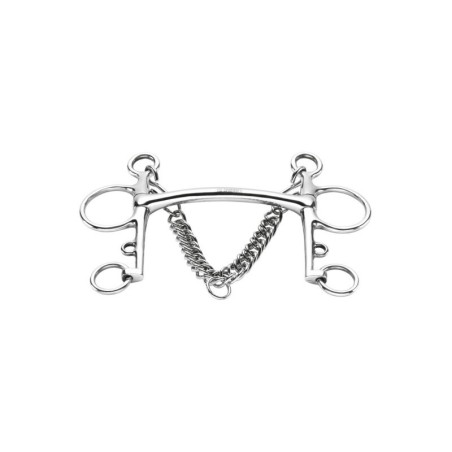 Sprenger Pelham-Gebiss gebogene Stange 12,5 cm