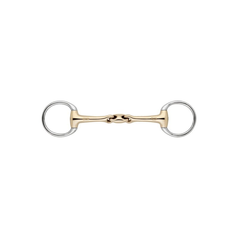 Sprenger Olivenkopf-Unterlegtrense KK Ultra doppelt gebrochen 12,5 cm