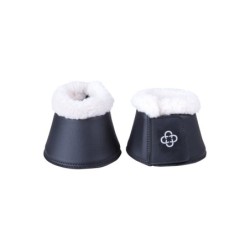 4Horses Hufglocken Fluffy schwarz Pony