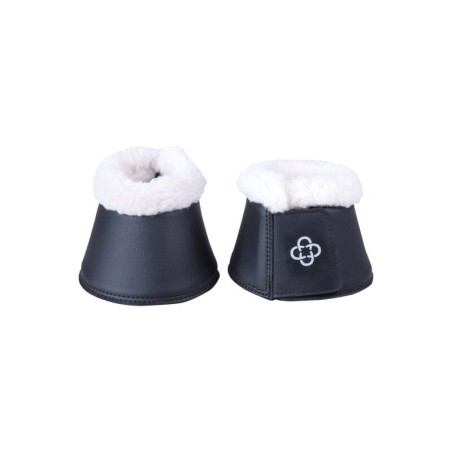 4Horses Hufglocken Fluffy schwarz Pony