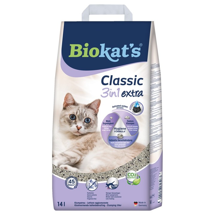 Biokat´s Classic 3in1 Extra Katzenstreu - 14 l