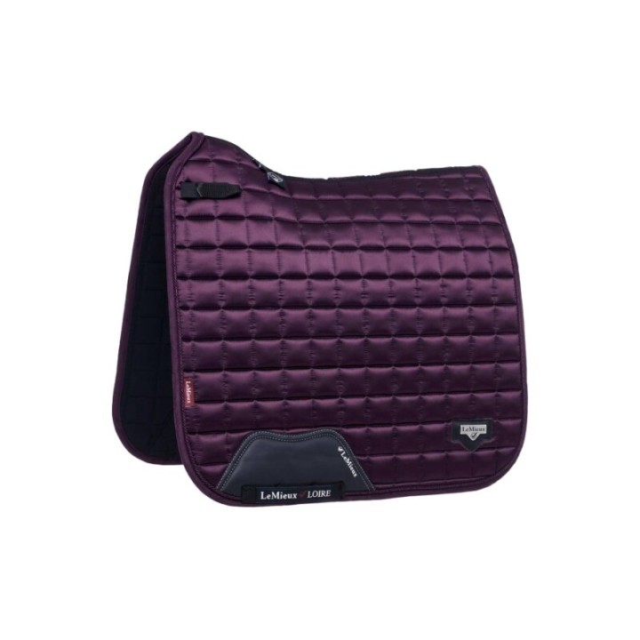 LeMieux Dressurschabracke Loire Classic Square dunkelrot WB (Warmblut)