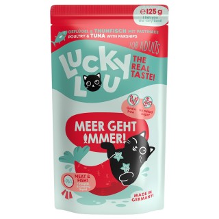 Lucky Lou Adult 16 x 125 g - Geflügel & Thunfisch