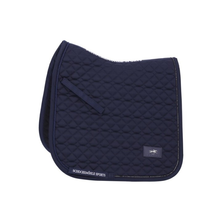 Schockemöhle Sports Dressurschabracke Crystal Brilliance Style schwarz WB (Warmblut)