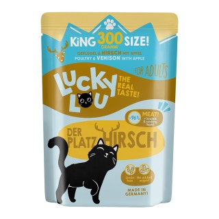 Lucky Lou Adult 6 x 300 g - Geflügel & Hirsch