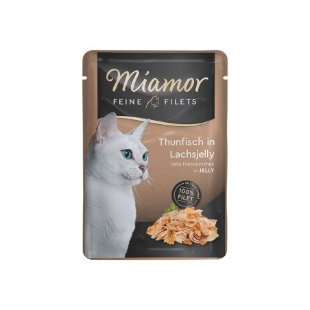Miamor Feine Filets in Jelly Thunfisch in Lachsjelly 96x100 g