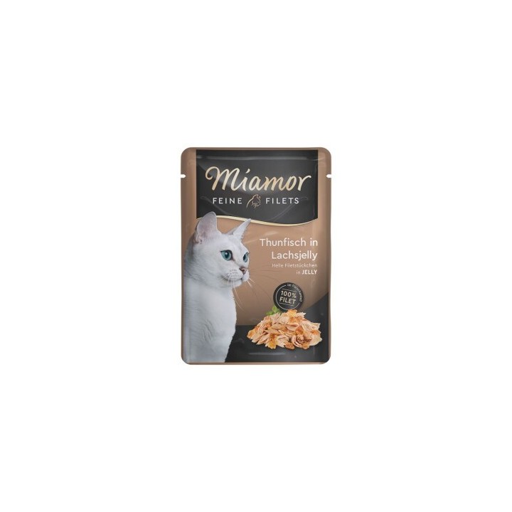 Miamor Feine Filets in Jelly Thunfisch in Lachsjelly 96x100 g
