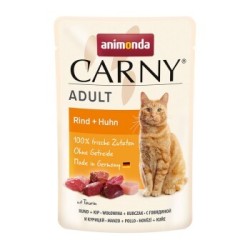 animonda Carny Nassfutter Katze Adult Rind und Huhn 48x85 g