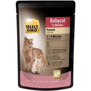 SELECT GOLD Babycat & Mother Pastete Huhn 48x85 g