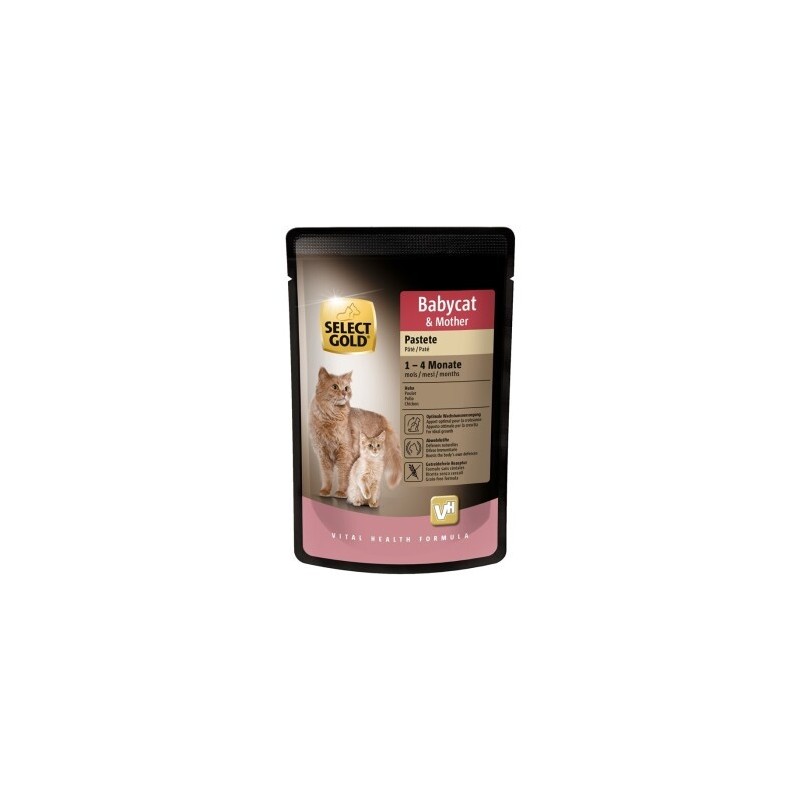 SELECT GOLD Babycat & Mother Pastete Huhn 48x85 g