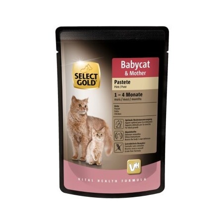 SELECT GOLD Babycat & Mother Pastete Huhn 48x85 g