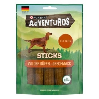 Adventuros Sticks fettarm Büffel 6x120g