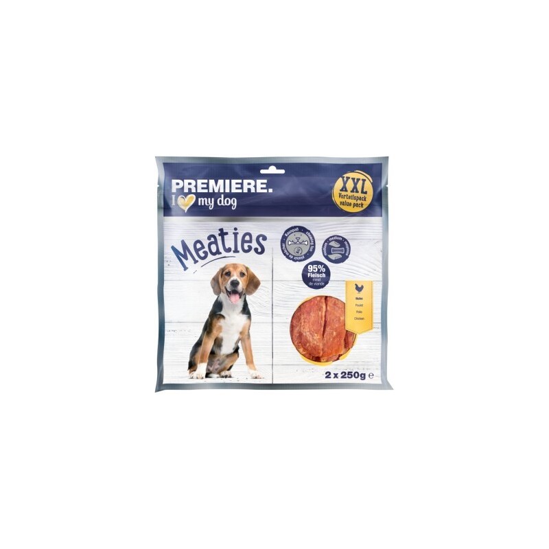 PREMIERE Pure Meaties Huhn XXL 2x250g