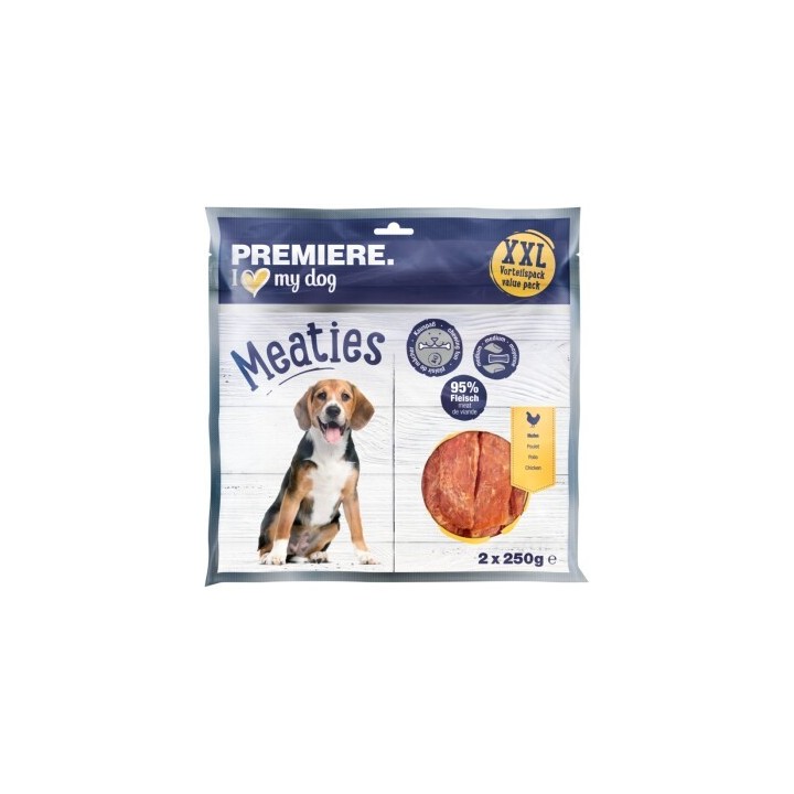 PREMIERE Pure Meaties Huhn XXL 2x250g