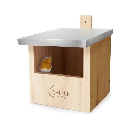 WILDLIFE HOME Halbhöhle mit Metalldach