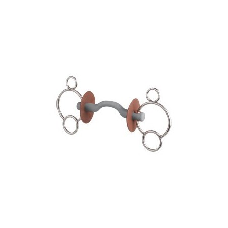 Beris 3-Ring Gebiss Zungenbogenstange 13 cm